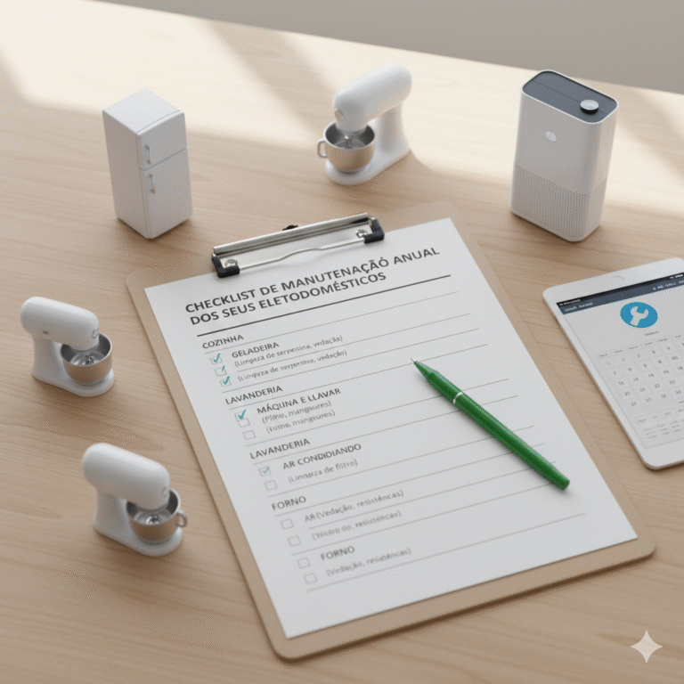 Checklist de Manutenção Anual dos Seus Eletrodomésticos