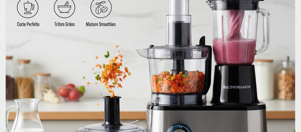 Multiprocessador: Corte, Triture e Misture: Tudo com um Só Aparelho