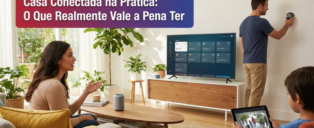 Casa Conectada na Prática: O Que Realmente Vale a Pena Ter