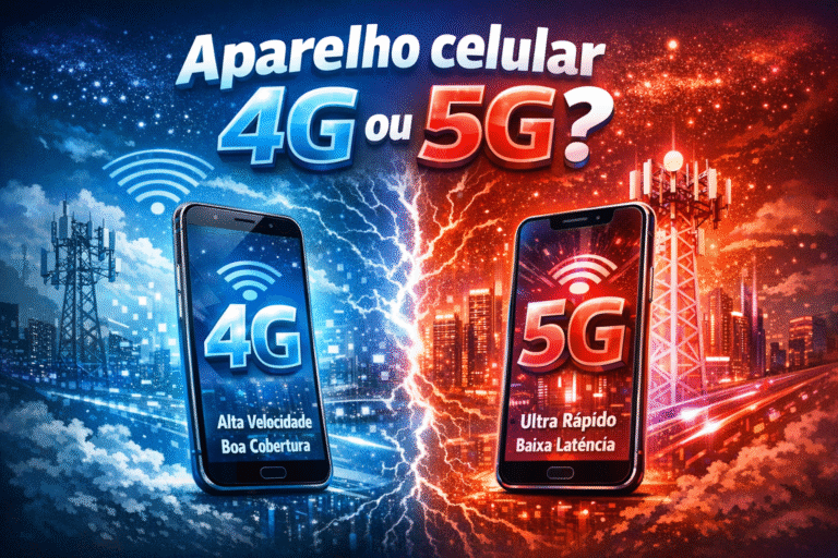 Aparelho celular 4G ou 5G: quais as diferenças e atribuições?